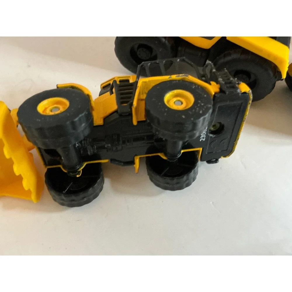 CAT Construction Vehicle Toy Lot Excavator Bulldozer Dump Truck Yellow Mini Set